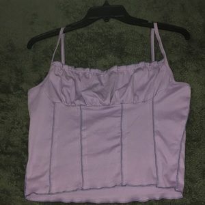 Purple Vintage crop top